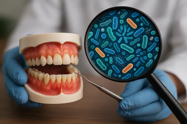 نقش میکروبیوم دهانی در پریودنتیت تهاجمی | بررسی علمی جدید